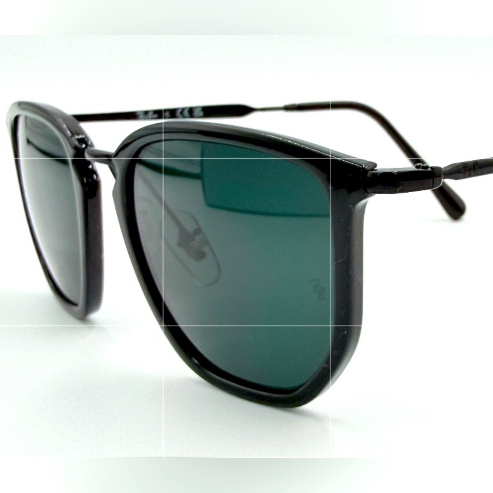 Ray-Ban Black Frame Green Lens Sunglasses - Picture 3 of 10
